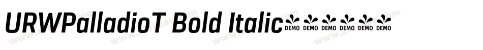 URWPalladioT Bold Italic字体转换